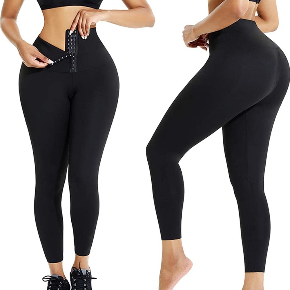 High waisted yoga leggings with tummy control.
